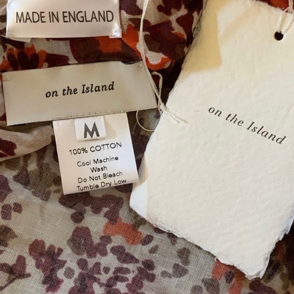 💋NWT “ON the island” Italian Designer Made Unique Side Tie Sarong Cover-Up - Picture 15 of 15